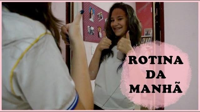 Rotina da manhã pra escola Rotina da manhã pra escola