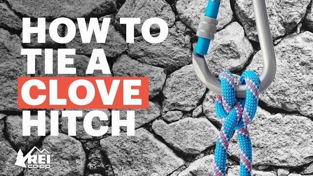 Rock climbing: how to tie a clove hitch Rock climbing: how to tie a clove hitch