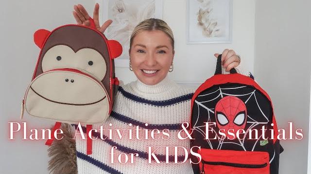 Plane & travel bags for kids | toddler & 5 year old | activities & essentials | ellie polly Plane & travel bags for kids | toddler & 5 year old | activities & essentials | ellie polly