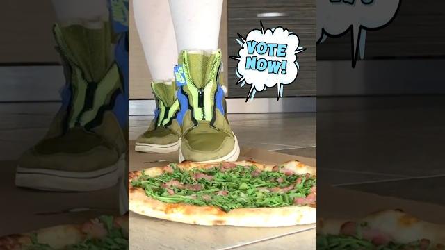豌豆 vs. 披萨! nike 运动鞋踩食物!奇妙的满足感!asmr 豌豆 vs. 披萨! nike 运动鞋踩食物!奇妙的满足感!asmr