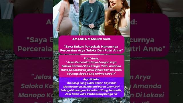 Arya saloka, amanda manopo & putri anne #aryasaloka #amandamanopo #putrianne #short #beritaartis Arya saloka, amanda manopo & putri anne #aryasaloka #amandamanopo #putrianne #short #beritaartis