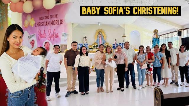 Baby sofia's christening in the province Baby sofia's christening in the province