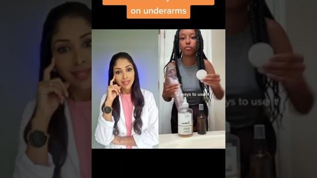 Glycolic acid underarms? not again!! #doctorv #skincare #underarms #deodorant #skincarehack Glycolic acid underarms? not again!! #doctorv #skincare #underarms #deodorant #skincarehack