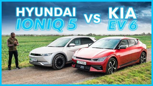Hyundai ioniq 5 vs kia ev6: electric deathmatch! Hyundai ioniq 5 vs kia ev6: electric deathmatch!