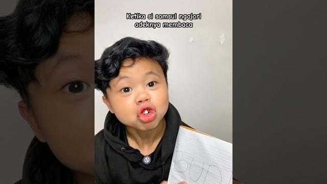 Ketika si samsul ngajarin adeknya membaca #ardikatamps #comedy Ketika si samsul ngajarin adeknya membaca #ardikatamps #comedy