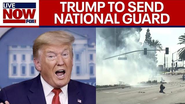 President trump to send national guard to la amid anti-ice protests | livenow from fox President trump to send national guard to la amid anti-ice protests | livenow from fox