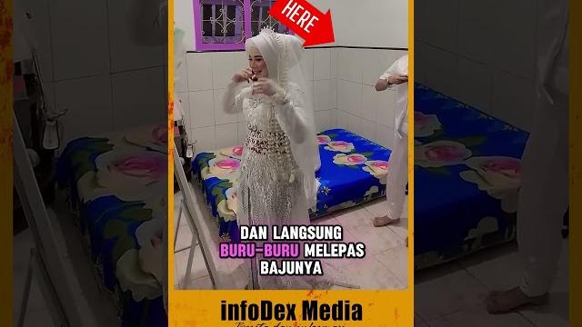 Pengantin pria sudah tak sabar untuk malam pertama Pengantin pria sudah tak sabar untuk malam pertama