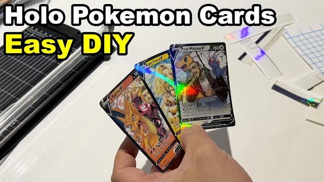 Easy holographic pokemon cards proxy diy Easy holographic pokemon cards proxy diy