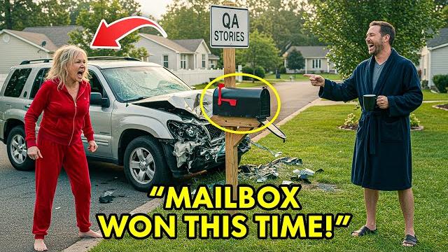 Hoa karen kept running over my mailbox - so i installed one she definitely didn’t see coming Hoa karen kept running over my mailbox - so i installed one she definitely didn’t see coming