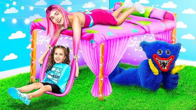 Mommy long legs и хаги ваги строят секретную комнату! Mommy long legs и хаги ваги строят секретную комнату!