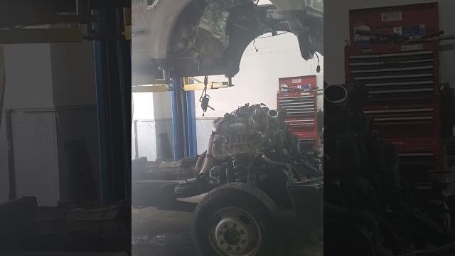 F350 engine removal F350 engine removal