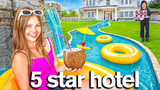 I turned my house into a 5 star hotel I turned my house into a 5 star hotel