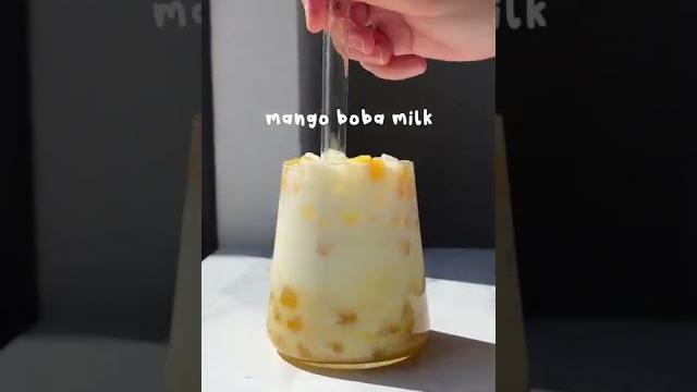 Making fresh mango boba pearls from scratch Making fresh mango boba pearls from scratch