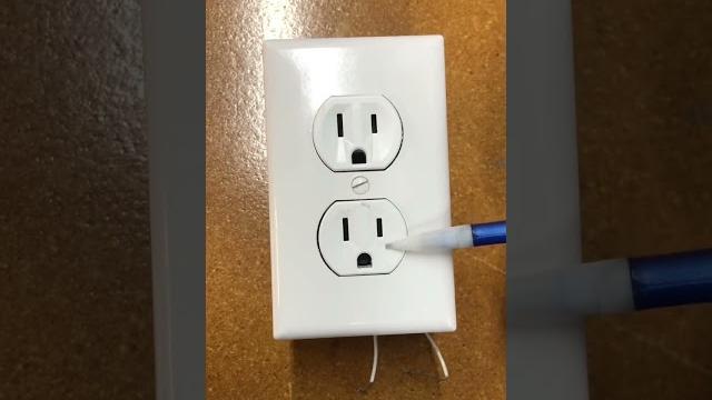 Outlet spy cameras and how to find them. #shorts Outlet spy cameras and how to find them. #shorts