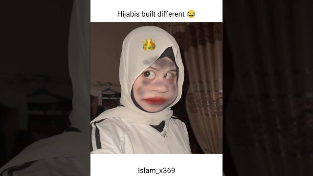 Hijabis built different version 2 #funny #viralshorts Hijabis built different version 2 #funny #viralshorts
