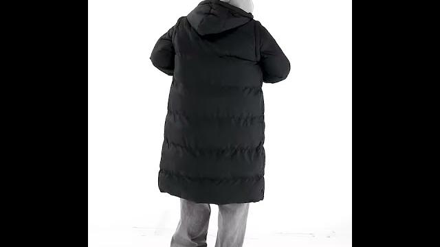 Brave soul petite hooded maxi padded jacket coat detachable sleeves shiny black women | asos Brave soul petite hooded maxi padded jacket coat detachable sleeves shiny black women | asos