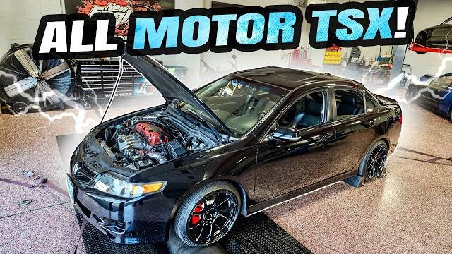 All motor k24 tsx gets a 4 piston cylinder head and cam upgrade! how much power does it pick up? All motor k24 tsx gets a 4 piston cylinder head and cam upgrade! how much power does it pick up?