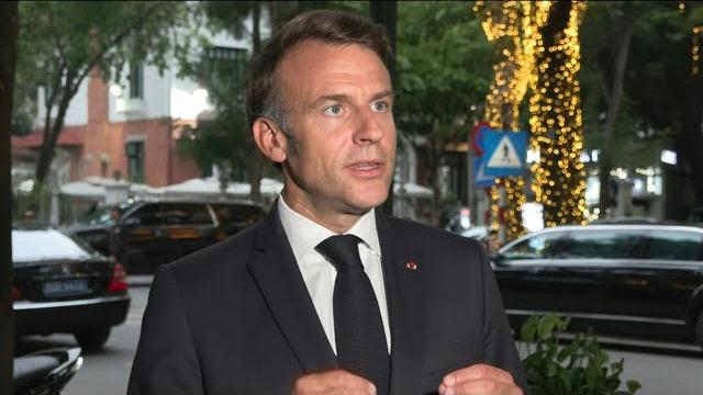 Macron denies having 'fight' with wife brigitte | afp Macron denies having 'fight' with wife brigitte | afp