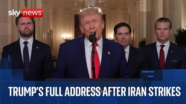 Iran's nuclear facilities 'completely and totally obliterated', trump says | watch the full address Iran's nuclear facilities 'completely and totally obliterated', trump says | watch the full address