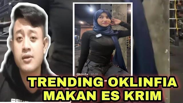 Viral oklinfia makan es krim Viral oklinfia makan es krim