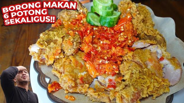 Hajar 6 ayam geprek sambel seger dadakan!! Hajar 6 ayam geprek sambel seger dadakan!!