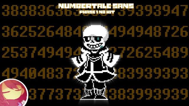 Numbertale sans phase 1 no hit! | undertale fangame Numbertale sans phase 1 no hit! | undertale fangame