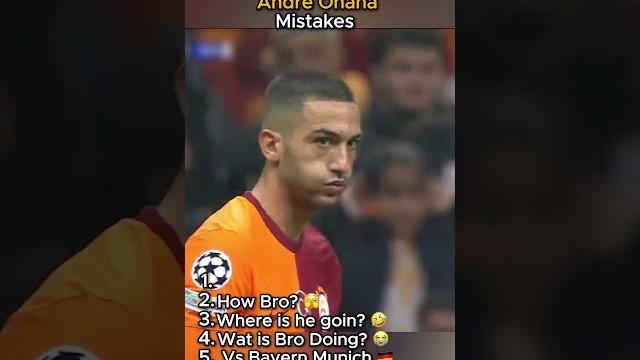 Top 5 andre onana mistakes ️ Top 5 andre onana mistakes ️