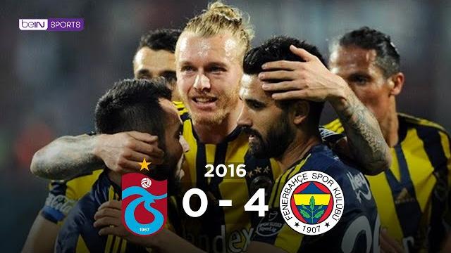Trabzonspor 0 - 4 fenerbahçe | maç özeti | 2015/16 Trabzonspor 0 - 4 fenerbahçe | maç özeti | 2015/16