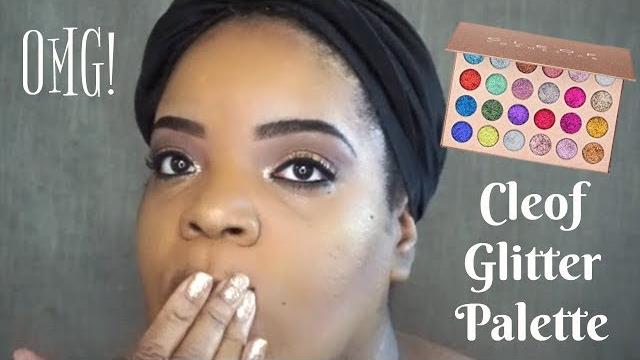 Omg cleof pressed glitter palette demo! | no adhesive needed! | lifewithlisa343 | daily vlogs Omg cleof pressed glitter palette demo! | no adhesive needed! | lifewithlisa343 | daily vlogs