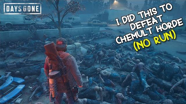 Days gone - how to defeat chemult horde without running ?? Days gone - how to defeat chemult horde without running ??