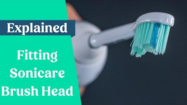 How to fit & remove sonicare brush heads How to fit & remove sonicare brush heads