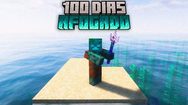 Sobrevivi 100 dias no minecraft hardcore como afogado - o filme Sobrevivi 100 dias no minecraft hardcore como afogado - o filme