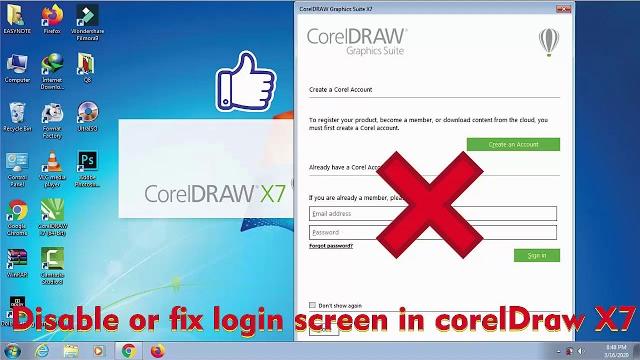 How to remove disable or fix login screen or email verification in coreldraw x7 | solved | fix How to remove disable or fix login screen or email verification in coreldraw x7 | solved | fix