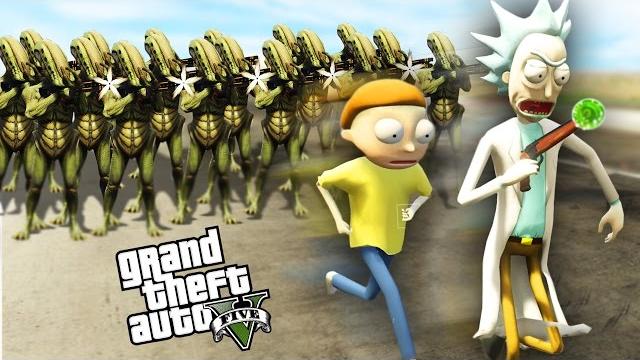 Rick and morty in gta 5! - gta 5 mods gameplay Rick and morty in gta 5! - gta 5 mods gameplay