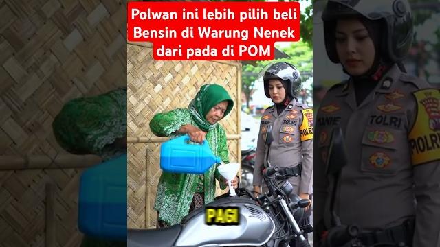Viral! polwan cantik ini lebih suka beli bensin di warung daripada di pom #kisahnyata#fyp#viralshort Viral! polwan cantik ini lebih suka beli bensin di warung daripada di pom #kisahnyata#fyp#viralshort