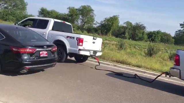 Tug of war ecoboost vs ecodiesel Tug of war ecoboost vs ecodiesel