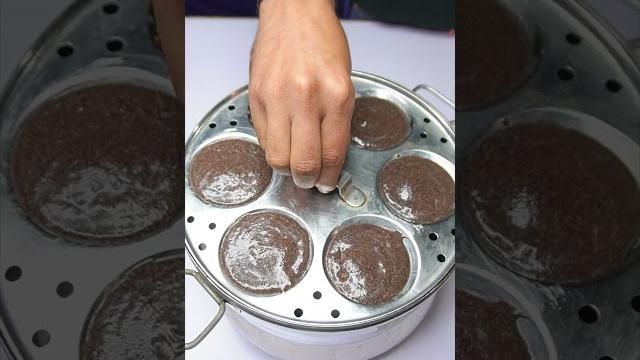 Oreo idli cake recipe #shorts #asmr #oreo #cake Oreo idli cake recipe #shorts #asmr #oreo #cake