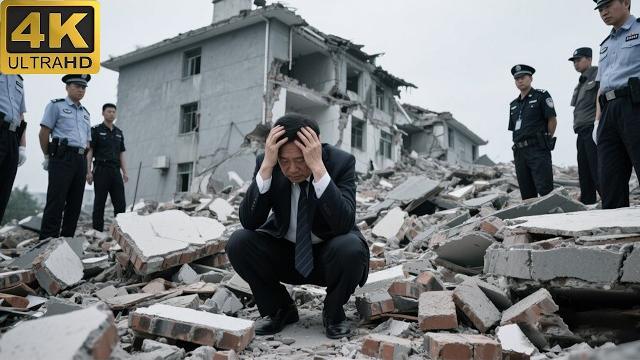 Corrupt director builds dangerous building, which collapses and hits mayor, lands in jail. Corrupt director builds dangerous building, which collapses and hits mayor, lands in jail.