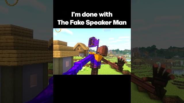 Speaker man returns | minecraft Speaker man returns | minecraft