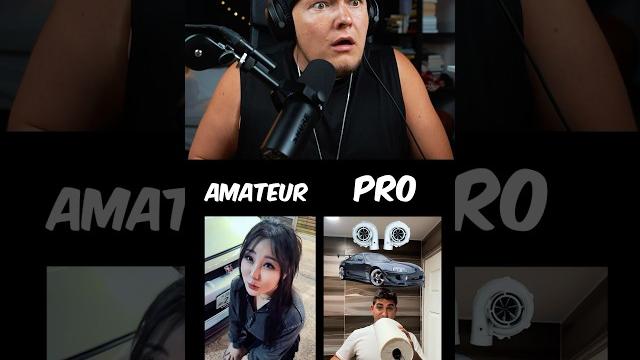 Amateur car sounds vs pro car sounds #tiktok #beatbox Amateur car sounds vs pro car sounds #tiktok #beatbox