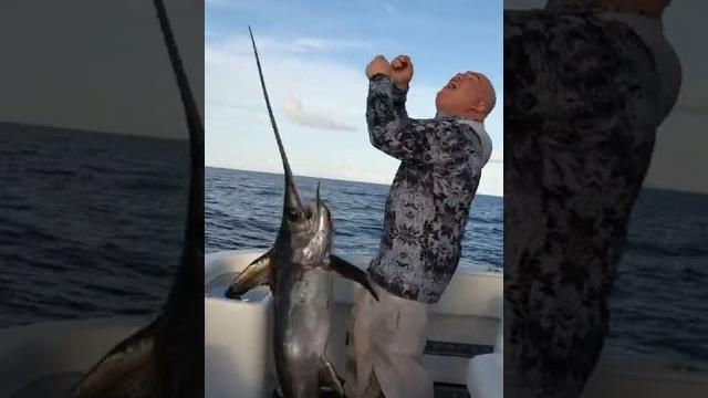 Swordfish is no joke! Swordfish is no joke!