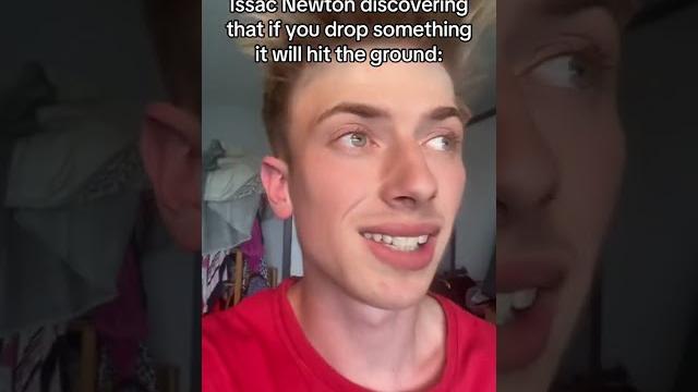 Issac newton #chizzy2dizzy #shorts #viral #youtubeshorts #shortsfeed #trending #fyp #misfit Issac newton #chizzy2dizzy #shorts #viral #youtubeshorts #shortsfeed #trending #fyp #misfit