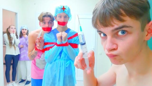 Малявка украл укол и напугал доктора!! Малявка украл укол и напугал доктора!!