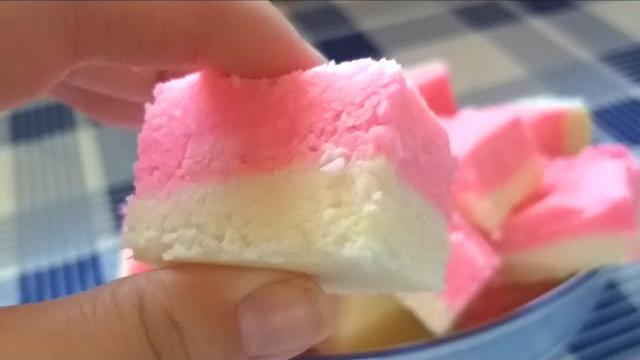 Coconut ice (how to make coconut ice) (quick and easy)(simple recipe) (rose flavoured) | just anya Coconut ice (how to make coconut ice) (quick and easy)(simple recipe) (rose flavoured) | just anya