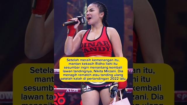 Usai menang dari pamela safitri, dinar candy kembali tantang nikita mirzani untuk duel tinju#shorts Usai menang dari pamela safitri, dinar candy kembali tantang nikita mirzani untuk duel tinju#shorts