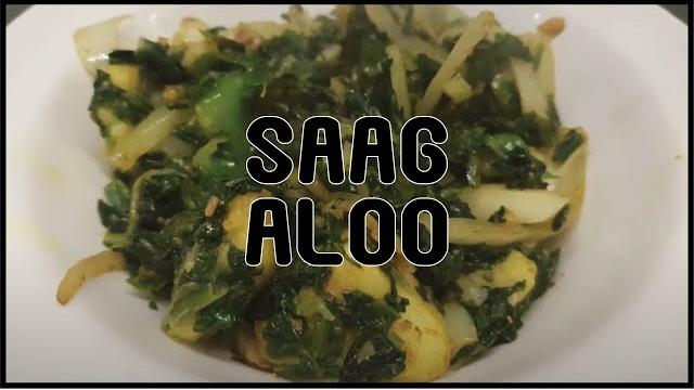 How to make a saag aloo | curry by air How to make a saag aloo | curry by air