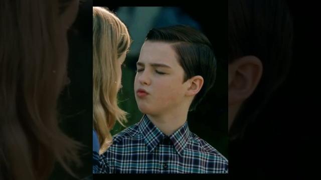 Young sheldon| sheldon and paige kiss scene pt.2 #shorts Young sheldon| sheldon and paige kiss scene pt.2 #shorts