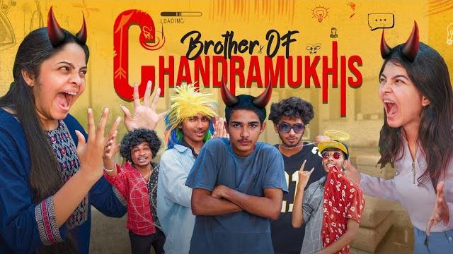 Brother of chandramukhis || niha sisters || comedy Brother of chandramukhis || niha sisters || comedy