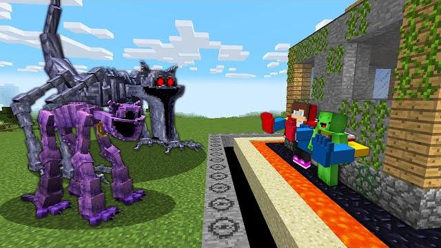 Catnap vs security house - minecraft poppy playtime 3 Catnap vs security house - minecraft poppy playtime 3
