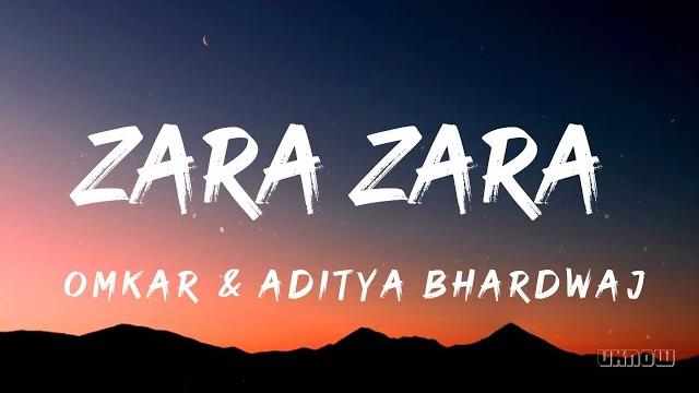 Zara zara behekta hai (lyrics) - omkar & aditya bhardwaj Zara zara behekta hai (lyrics) - omkar & aditya bhardwaj